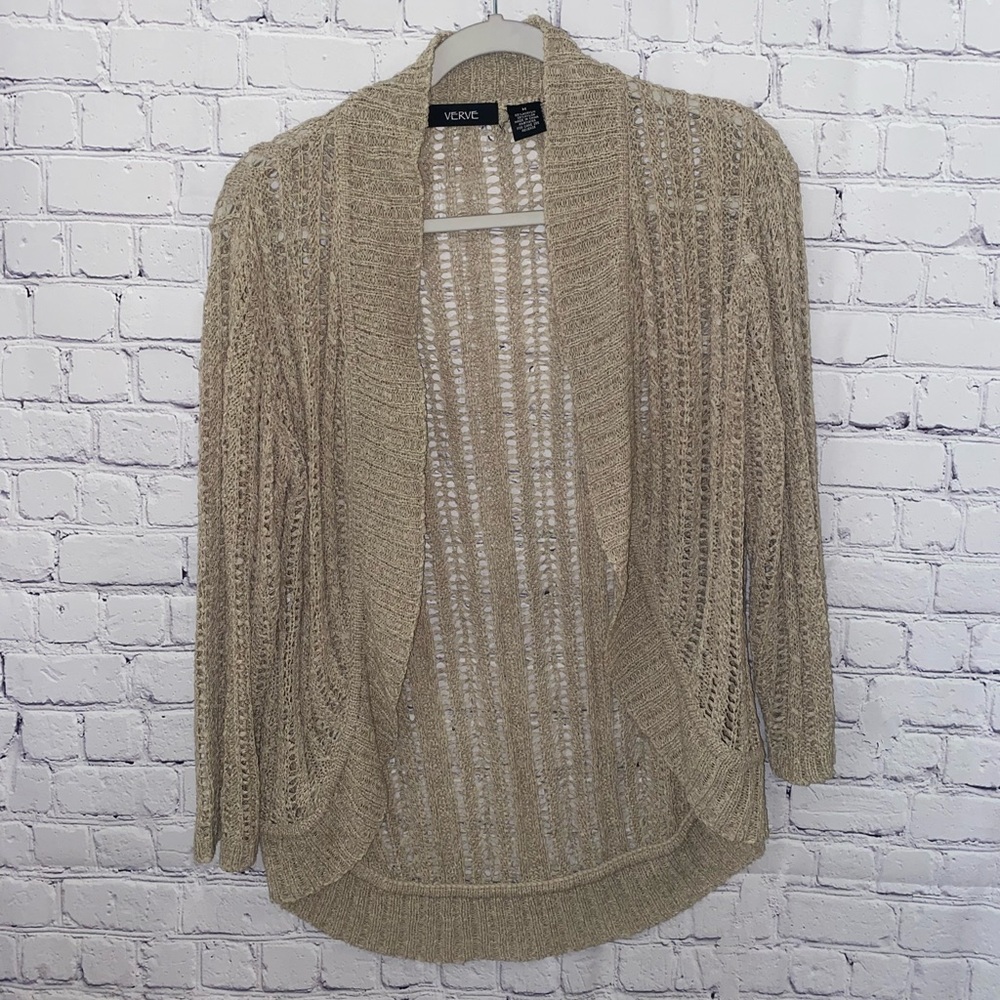 Verve Tan Cardigan